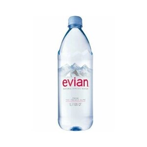 Минеральная вода Evian (Эвиан) питьевая 6 шт по 1 л пэт
