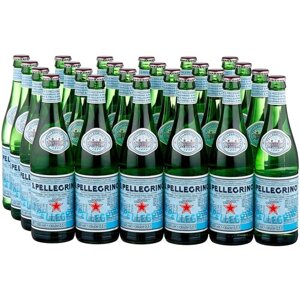 Минеральная вода S. Pellegrino газированная, стекло, без вкуса, 24 шт. по 0.5 л