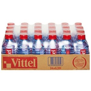 Минеральная вода Vittel (Виттель) негазированная, пэт, 24 шт. по 0,33 л