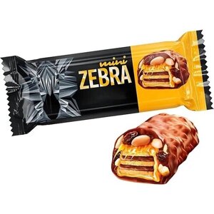 Мини-батончики Zebra (2 упаковки по 0,5 кг)