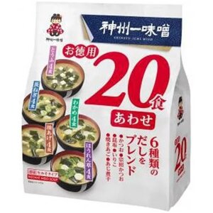 Мисо-суп Shinsyuichi Miso Miyasaka, 20 порций ассорти с белым мисо, Япония, 322 г