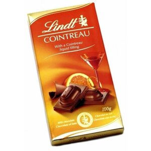 Молочный шоколад Lindt Cointreau Liquor Ликер Куантро 100 г (Из Финляндии)