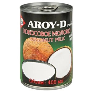 Молоко кокосовое Aroy-D 60% 17%400 г, 400 мл