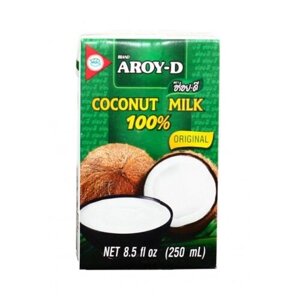 Молоко кокосовое Aroy-D Original 60% 19%250 г, 250 мл, 6 шт.