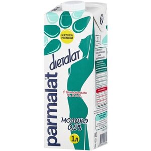 Молоко Parmalat Dietalat ультрапастеризованное витаминизированное 0.5%1 л, 1.065 кг