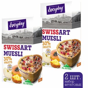 Мюсли Swiss art фруктовые Everyday, 300 гр. набор 2 шт.