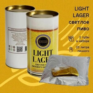 Набор для пива Alcoff "Light Lager" светлый лагер с сиропом, 3,2 кг
