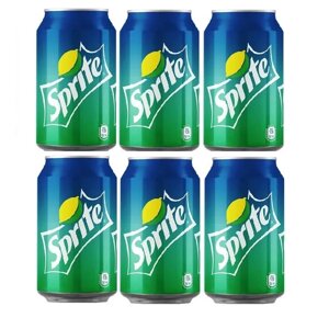 Набор газированных напитков Sprite (Афганистан)6 банок по 0.3 л)