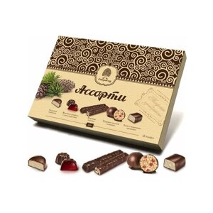 Набор конфет Кедровое ассорти подарочная коробка 200 гр