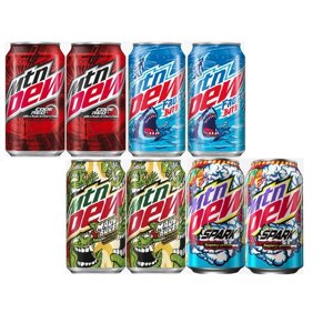 Набор напитков Mountain Dew, Red Code, Maui Burst, Spark, Frostbite ( 8 шт. х355 мл.)