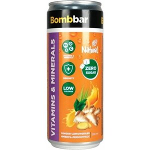Напиток безалкогольный Bombbar лимонад имбирь-лемонграсс газированный
