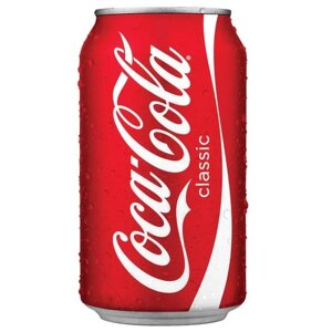 Напиток Coca-Cola (Кока-Кола), сильногазированный, 24 шт по 0,33л, ж/б, Польша