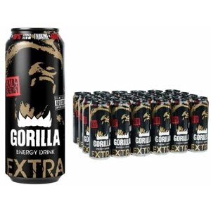 Напиток энергетический Gorilla Extra energy безалк тониз ж/б 0.45лх24/уп