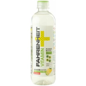 Напиток Fahrenheit (Фаренгейт) 0,5 х 9 шт со вкусом лимона, лайма и мяты безалкогольный негазированный обогащенный витаминами, ПЭТ