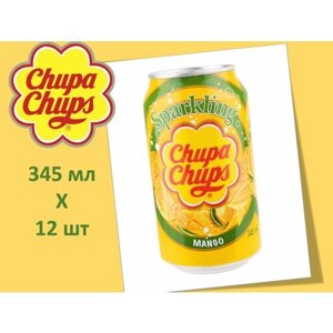 Напиток газированный Chupa Chups (Чупа Чупс) Манго 0,345 л х 12 банок