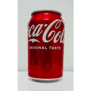 Напиток газированный Coca-Cola ORIGINAL TASTE в жестяной банке, 24 штуки по 330 г