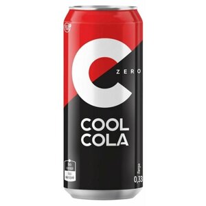 Напиток газированный Cool Cola Zero, 330 мл, 6 шт
