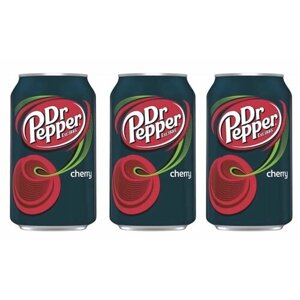Напиток газированный Dr Pepper Cherry (США) 355 мл х 3 шт