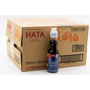 Напиток газированный Hata Kosen Ramune Кола 200 мл Упаковка 30 шт