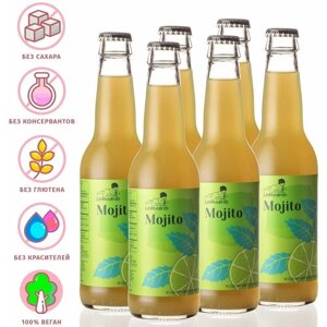 Напиток газированный Лимонад Мохито без сахара / Lemonardo Mojito, 330мл. 6шт