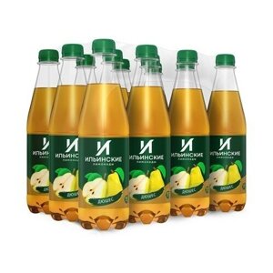 Напиток Ильинские лимонады Дюшес газированный, 480мл. Х 12 штук
