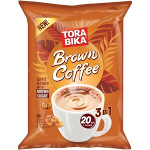 Напиток кофейный 3в1 torabika BROWN coffee 20шт*25 г.