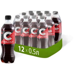 Напиток "Кул Кола без сахара"Cool Cola Zero"безалкогольный сильногазированный, ПЭТ 0.5 (упаковка 12шт)