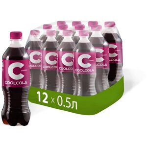 Напиток "Кул Кола Вишня"Cool Cola CHERRY"безалкогольный сильногазированный, ПЭТ 0.5 (упаковка 12шт)