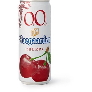 Напиток пивной безалкогольный Hoegaarden вишня нефильтрованное 0,0%
