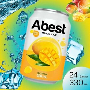 Напиток с добавлением сока Abest Манго, Абест, Вьетнам, 330 мл х 24 банки