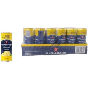 Напиток SanPellegrino NaturaliLimonata c сок лимон ср/газ ж/б 0,33л 24шт/уп