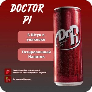 Напиток сильногазированный Dr Pi COLA (Доктор Пи Кола) 6 шт. х 0,33 мл