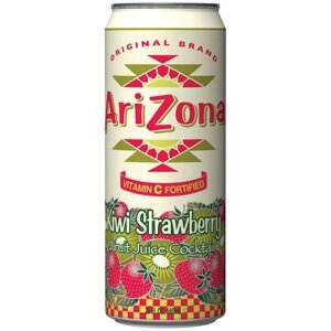 Напиток сокосодержащий AriZona Kiwi Strawberry, 0.68 л, 680 г