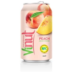 Напиток сокосодержащий безалкогольный негазированный ViNut Сок Персик, 330 мл