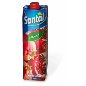 Напиток сокосодержащий гранатовый Santal, 1 л, 4 шт