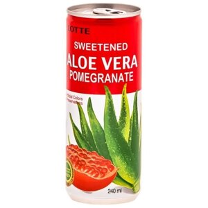 Напиток сокосодержащий Lotte Aloe Vera Pomegranate, 0.24 л, 30 шт.