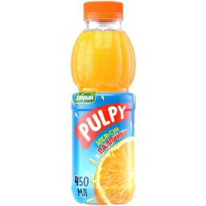 Напиток сокосодержащий Pulpy Апельсин, 0.45 л