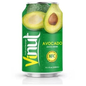 Напиток сокосодержащий Vinut Авокадо, 0.33 л, 24 шт.