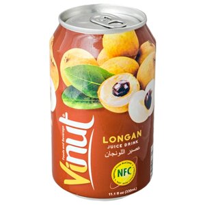 Напиток сокосодержащий Vinut Лонган, 0.33 л