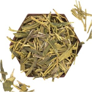 Настоящий зеленый китайский чай Лун Цзин "Колодец дракона" 100г