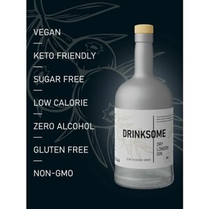 Натуральный Безалкогольный Джин Drinksome Dry London Gin