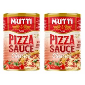 Натуральный томатный соус для пиццы классический Mutti (Мутти), Италия, ж/б 400 г х 2шт