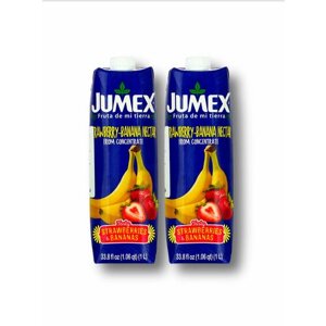 Нектар Jumex Клубника-Банан, 2шт по 1 л