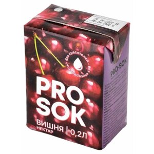 Нектар Pro Sok вишневый, 200 мл, 10 шт