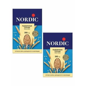 Nordic Отруби пшеничные Nordic 250гр - 2 шт.