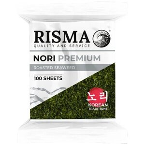 Нори сушеные морские Risma Premium 100 листов Корея