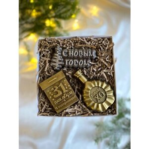 Новогодний набор из темного бельгийского шоколада "31 декабря"
