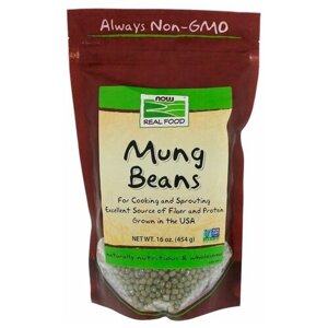 Now Mung Bean (Маш) для готовки или проращивания (454 г)