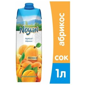 Ноян сок 1л (абрикос) упаковка 12шт