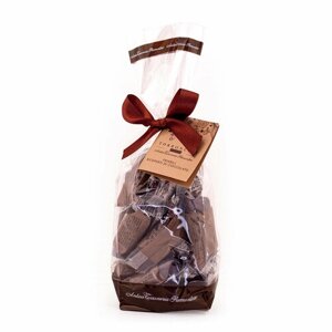 Нуга 0134 рассыпчатая с лесным орехом покрытая горьким шоколадом (конфеты), ANTICA TORRONERIA PIEMONTESE, 0,200 кг (пл/пак)